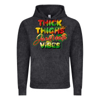 Vintage Black thick thighs juneteenth vibes Vintage Hoodie - FaDigitalArtStudio