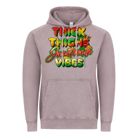 Vintage Zinc thick thighs juneteenth vibes Vintage Hoodie - FaDigitalArtStudio