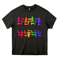 Asphalt custom name crayons Heavy Core Tee - texasbilliewilder