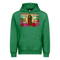 Emerald western our lady of Guadalupe Urban Hoodie - JahusDesignShop