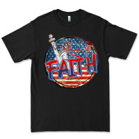 Black faith usa Premium Tee - CowGirlArtShop