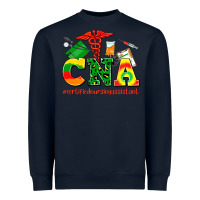 Navy cna juneteenth certified nursing assistant Heavyweight Sweatshirt - AdoDesignShop