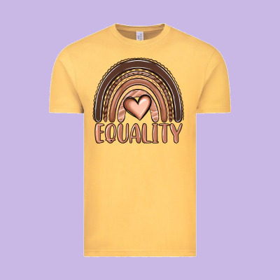 Equality Melanin Rainbow Vintage Tee Designed By Oliviacreatesart