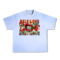 Grape Ice Self love is the best love Urban Heavy Tee - FaDigitalArtStudio