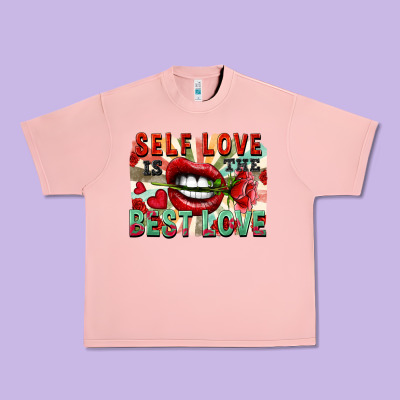 Self Love Is The Best Love Urban Heavy Tee Designed By Fadigitalartstudio