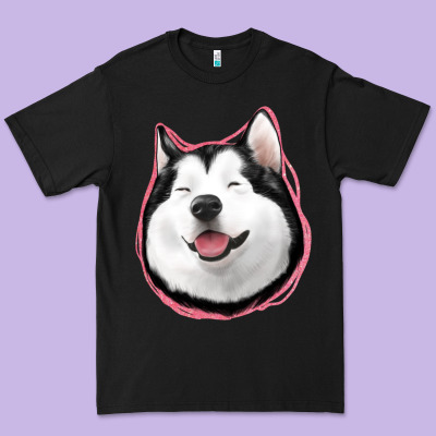 Husky Premium Tee Designed By Jasminsmagicworld