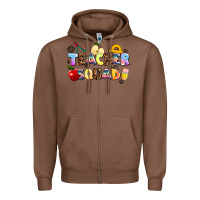 Chestnut teacher squad Zipper Hoodie - AdoDesignShop