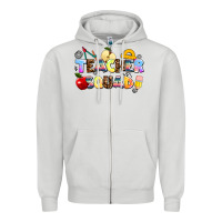 Dove Grey teacher squad Zipper Hoodie - AdoDesignShop