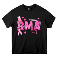 Black breast cancer rma registered medical assistant Heavy Core Tee - texasbilliewilder