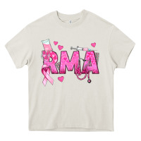 Cream breast cancer rma registered medical assistant Heavy Core Tee - texasbilliewilder