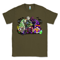 Army Green halloween gnome Classic Tee - CowGirlArtShop