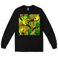 Black St. Patrick's pipe pattern digital paper Long Sleeve Tee - BundleAndBundleShop