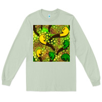 Matcha St. Patrick's pipe pattern digital paper Long Sleeve Tee - BundleAndBundleShop