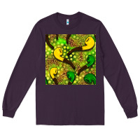 Plum St. Patrick's pipe pattern digital paper Long Sleeve Tee - BundleAndBundleShop