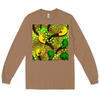 Toasted Coconut St. Patrick's pipe pattern digital paper Long Sleeve Tee - BundleAndBundleShop