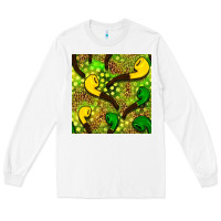 White St. Patrick's pipe pattern digital paper Long Sleeve Tee - BundleAndBundleShop