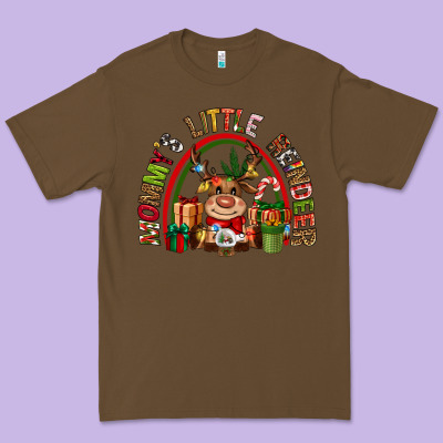 Mommys Little Reindeer Christmas Premium Tee Designed By Cowgirlartshop