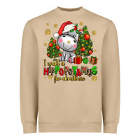 Mushroom i want a hippopotamus for christmas Heavyweight Sweatshirt - AdoDesignShop