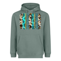 Sage gemstone sunflower cowhide brushstroke Heavyweight Hoodie - AdoDesignShop
