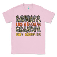 Bubblegum Pink grumpa like a regular grandpa only grumpier Classic Tee - Artiststas