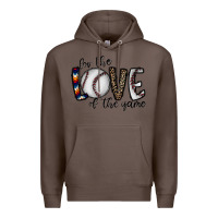 Coffee for the love of the game baseball Premium Hoodie - CowhideDigitalArt