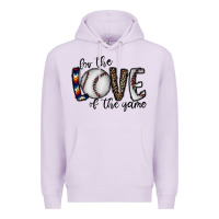 Lilac for the love of the game baseball Premium Hoodie - CowhideDigitalArt