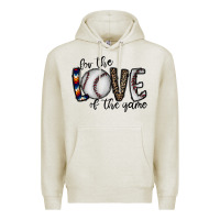 Oatmeal Heather for the love of the game baseball Premium Hoodie - CowhideDigitalArt