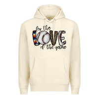 Sandshell for the love of the game baseball Premium Hoodie - CowhideDigitalArt