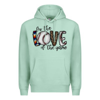 Seafoam for the love of the game baseball Premium Hoodie - CowhideDigitalArt