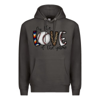 Smoke for the love of the game baseball Premium Hoodie - CowhideDigitalArt