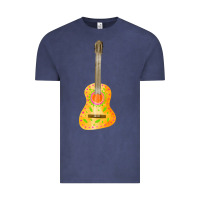 Vintage Denim mexican vihuela fa element 1 Vintage Tee - FaDigitalArtStudio
