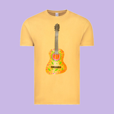 Mexican Vihuela Fa Element 1 Vintage Tee Designed By Fadigitalartstudio