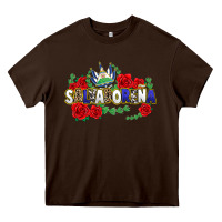 Chocolate Brown salvadorena Heavy Core Tee - texasbilliewilder