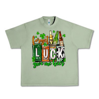 St. Patrick's Forget Luck Give Me Beer Urban Heavy Tee | Teevron