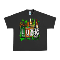 Pigment Black St. Patrick's Forget luck give me beer Urban Heavy Tee - OliviaCreatesArt