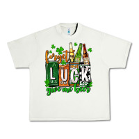 Pistachio St. Patrick's Forget luck give me beer Urban Heavy Tee - OliviaCreatesArt