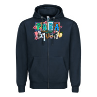 Navy para squad Zipper Hoodie - AdoDesignShop