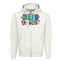 Oatmeal Heather para squad Zipper Hoodie - AdoDesignShop