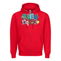 Red para squad Zipper Hoodie - AdoDesignShop