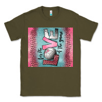 Army Green for the love of the game volleyball Classic Tee - Jasminsmagicworld