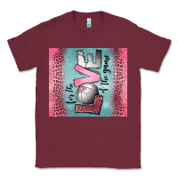Burgundy for the love of the game volleyball Classic Tee - Jasminsmagicworld