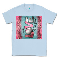 Dusty Blue for the love of the game volleyball Classic Tee - Jasminsmagicworld