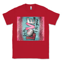 Red for the love of the game volleyball Classic Tee - Jasminsmagicworld