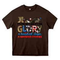 Chocolate Brown it's the guts and it's the glory a hundred stories Heavy Core Tee - RanaPortraitStore