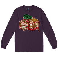 Plum caravan gingerbread Long Sleeve Tee - FaDigitalArtStudio