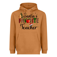 Meerkat santa's favorite teacher Heavyweight Hoodie - AdoDesignShop