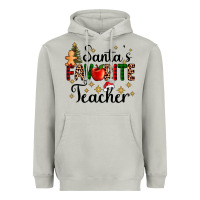 Moon Dust santa's favorite teacher Heavyweight Hoodie - AdoDesignShop