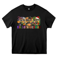 Black hallothanksmas Heavy Core Tee - texasbilliewilder