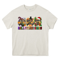 Cream hallothanksmas Heavy Core Tee - texasbilliewilder