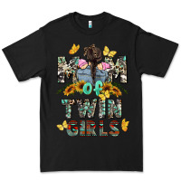 Black mom of twin girls mother's day Premium Tee - CowGirlArtShop